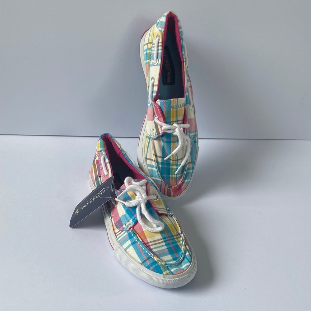 U.S. Polo Assn. Multicolor Plaid Kids Sneakers